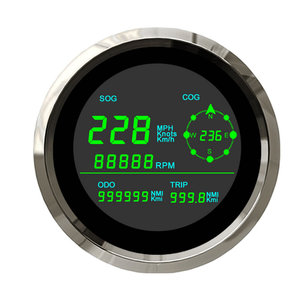Velocímetro com gps lcd 85mm, para motocicleta com tacômetro e multi-indicador, nova latitude <span class=keywords><strong>digital</strong></span> e longitude de indicador - Product Image 4