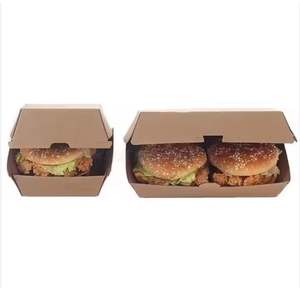 Papier kraft brun de qualité alimentaire personnalisé OEM pour l'emballage de boîtes à hamburgers, prix direct d'usine - Product Image 5