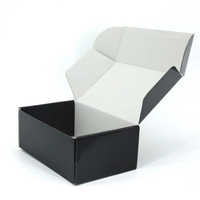 Caja de Cartón Corrugado Reciclable y Ecológica, Impresa por Ambos Lados, Acabado Mate Blanco, Caja de Envío Económica, Materiales Reciclados