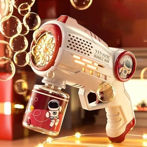 Pistolas de burbujas juguetes para niños luz Led astronauta máquina de burbujas espaciales automática máquina de pistola de burbujas espaciales - Product Image 2