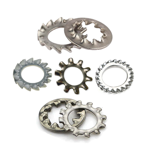 Tùy Chỉnh Nội Bộ Răng Sửa Chữa Máy Giặt Không Gỉ Mùa Xuân Thép Không Gỉ Starlock Stamping Gasket Đẩy Trên Người lưu giữ Đẩy Trên Sao Khóa Máy Giặt - Product Image 1