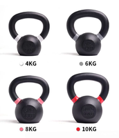 Équipement de gymnastique de haute qualité Ensemble de kettlebell de compétition en fonte Kettlebell de gymnastique personnalisée