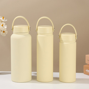 Bonitas botellas de agua portátiles personalizadas de doble pared, venta al por mayor, termo al vacío a prueba de fugas, botella deportiva de acero inoxidable con aislamiento, logotipo - Product Image 3
