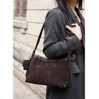 Nouveau Sac à Main Tendance Printemps 2026 en Cuir Véritable pour Femme avec Fermeture Éclair – Sac Sous le Bras Polyvalent et Élégant