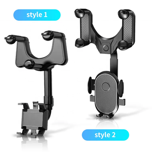 Novo Suporte de Celular para Carro, Braçadeira para Monitor de Veículo, Suporte Retrátil e Rotativo 360° para Espelho Retrovisor - Product Image 6