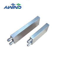 Support en aluminium chauffant vga blocs d'eau de refroidissement pour aluminium cnc led cob waterblock 30x40 bloc de dissipateur thermique à vendre