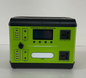 600W Outdoor Camping Portable Power Station Emergency <b>Backup</b> Solar Generator With External <b>Battery</b> Car Source F28 Lithium Batter - Product Image 5