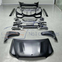 Kit complet de carrosserie de pare-chocs pour Mercedes Benz classe E W212 modifié en retard au modèle E63 AMG comprend un capot moteur avant arrière
