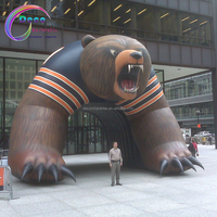 Tunnel sportif gonflable géant des Chicago Bears