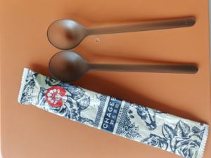 Mini cuchara de plástico desechable biodegradable PLA ecológica personalizada de alta calidad, cubiertos compostables para comida, fiestas de cocina - Product Image 6