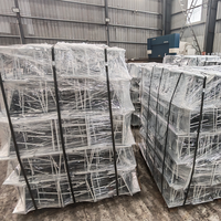Fabrication sur mesure de plaques d'acier galvanisées à chaud Q235B/Q335B avec pièces intégrées, découpe pour fixation béton en bâtiments de grande hauteur
