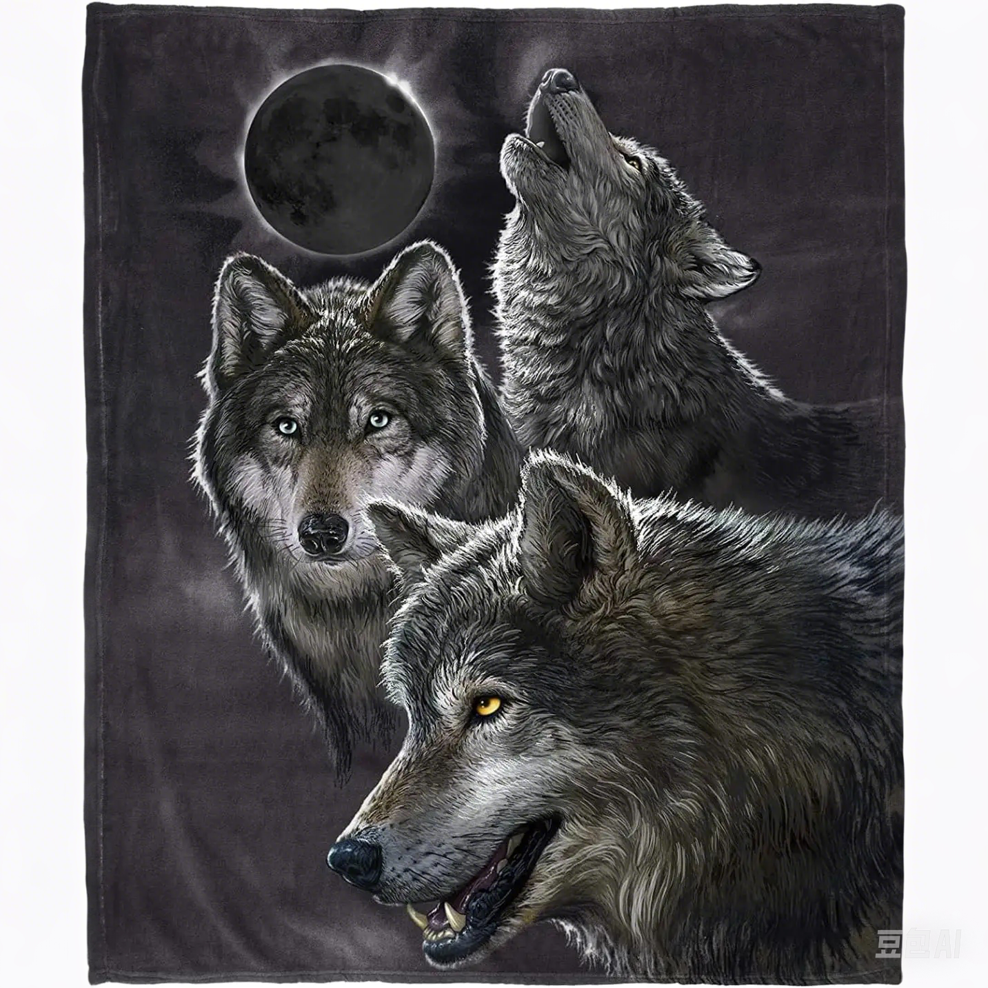 Wolf Blanket Fleece - Plush, Customized Throws for Winter