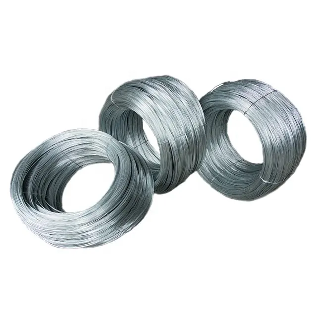 Q235 4mm 5.5mm 6mm 6.5mm baixo carbono galvanizado fio de aço Rod em bobinas em grande quantidade