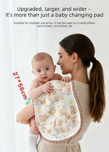 Paños de Crepé para Bebés de Alta Calidad, 4 Capas, 100% Algodón, Logotipo Personalizado, Súper Absorbentes, Secado Rápido, 27x56cm - Product Image 5
