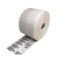 Autocollants adhésifs carrés personnalisés, imprimés UV, lavables, imperméables, en matériau alimentaire sûr, étiquettes dissolvables pour
