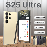Smartphone Original S25 Ultra 5G Terlaris 22GB+2TB Deca Core Layar Oled 6.9-inci 144Hz Versi Global Ponsel Bebas Kunci