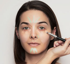 Your Logo Liquid Concealer Green <span class=keywords><strong>Pro</strong></span> <span class=keywords><strong>corrector</strong></span> cobertura completa <span class=keywords><strong>HD</strong></span> <span class=keywords><strong>corrector</strong></span> crema <span class=keywords><strong>Corrector</strong></span> ojeras acné maquillaje - Product Image 2