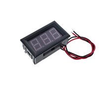 Digital tube DC voltmeter 0.56-inch LED digital voltmeter DC4.5V-30.0V reverse connection protection