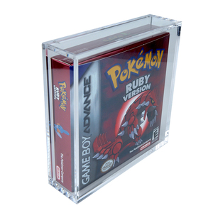 Boîte de jeu <span class=keywords><strong>Gameboy</strong></span> GBA GBC personnalisée Vitrine acrylique avec couvercle magnétique puissant pour boîte de rangement <span class=keywords><strong>Pokemon</strong></span> en acrylique - Product Image 2