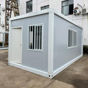 Casa contenedor desmontable de lujo Marco de estructura de acero ligero Baño prefabricado Panel sándwich Hogar Oficina Edificios Centros comerciales Hoteles - Product Image 1