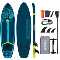 Planche de SUP en PVC Drop Stitch résistante à l'abrasion, robuste et durable, pour la pêche en plein air et le surf en eau peu profonde