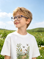 Prêt à expédier – Lunettes optiques carrées haut de gamme en acétate pour enfants – Montures de lunettes tendance pour enfants – Confortables pour un usage quotidien