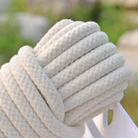 Cordon de suspension résistant à la lumière - Corde en coton et nylon - Corde de 5/16 pouce x 100 pieds - Corde en coton avec âme en nylon