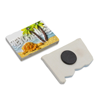 Vente en gros de souvenirs tropicaux Tortues bohèmes de haute qualité Aimants pour réfrigérateur des Seychelles Souvenirs de tourisme