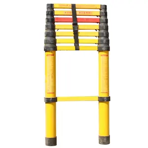 Top supplier of insulated expansion ladder glass fiber household solid ladder Telescopic insulated ladder