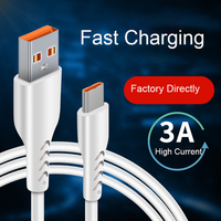 Cable de Carga USB Superrápido de Fábrica, Cable de Datos de Carga de Alta Velocidad Micro USB, 1M 2M, Cable Micro USB Duradero de Carga Rápida de 3A