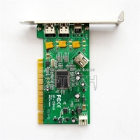 HF-1394Ai VER.1.1 Adaptateur hôte PCI FireWire 3+1 ports à profil bas, 2 ports, accessoires informatiques en stock