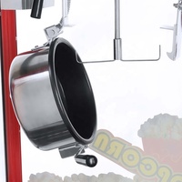 Machine à Popcorn Électrique Commerciale BAOKANG Haute Efficacité 220V en Acier Inoxydable avec Minuteur, Offre Spéciale, Appareil à Snack