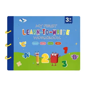 China Supplier Learning Toys Custom Hand Writing Practice Workbook Tracing Trails Workbook English Workbook