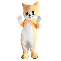 Costume de mascotte de vacances Corgi en peluche célébration de mascotte de personnage de fête peut être personnalisé costume de mascotte en peluche