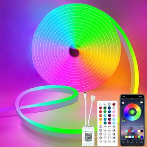 Tira de neón de silicona al por mayor 6*12mm 8*16mm impermeable Led Flexible 5m 10m 12 voltios tira de Led de neón Rgb - Product Image 1