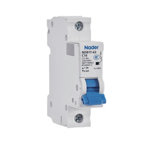 เบรกเกอร์วงจรขนาดเล็ก NADER LAZZEN NDB1-32 C32 RCCB 1P+N AC230V 6A 16A 32A 4.5kA กำลังตัดวงจรสูง ติดตั้งแบบโมดูลาร์ - Product Image 3