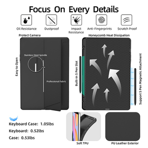 <span class=keywords><strong>Teclado</strong></span> Ultra Delgado con Panel Táctil Múltiple para Galaxy Tab A9+ de 11 Pulgadas, con Retroiluminación RGB de 7 Colores, Carcasa Ligera Tipo Magic Keyboard - Product Image 5