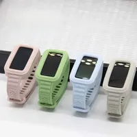 Sangle de protection pour Redmi Band 2 3, bracelet intégré à dégagement rapide, ceinture en silicone confortable et respectueuse de la peau, bracelet intelligent de sport