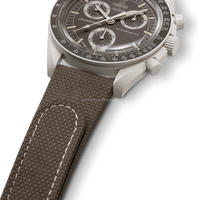 Correa de Reloj Inteligente SparkTime Luxury de 20 mm, Premium, Ajustable, Suave, Transpirable, de Goma, con Textura Lunar 3D, Resistente al Agua, Color Luna Fría