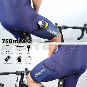 Darevie Bib Bersepeda Kustom, Bib Bersepeda Kustom dengan Bantalan 3D Tren Populer Desain Baru 2 Kantong - Product Image 4