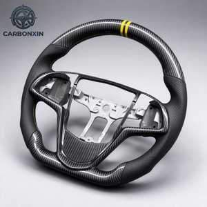 Forged Carbon Fiber Leather Steering <b>Wheel</b> for Cadillac ATSL/ATS/CTS/XTS/CT4/CT6/XT4-Sporty Design with for <b>Trim</b> - Product Image 4