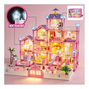 Kit de Casa de Muñecas en Miniatura para Armar, Rompecabezas de Madera, Modelo de Villa, Regalo Creativo para Adultos y Coleccionistas - Product Image 5