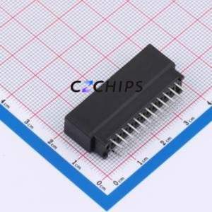 X2549WV-2x12-PTV01 Gold Finger <b>Connector</b> Through hole Component (THT),P=2.54mm <b>Connector</b> - Product Image 2