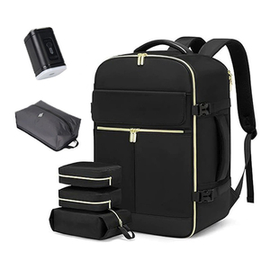 Venta al por mayor vuelo aprobado personalizado grande Casual mochila de lona al aire libre de negocios portátil multi-funcional mochila de viaje - Product Image 2