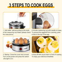 Sonifer SF-1501 gros appareils ménagers cuisine multipurpse cuisinière électrique automatique en acier inoxydable oeuf chaudière vapeur