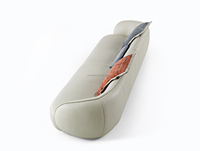 Canapé moderne en cuir et microfibre de haute qualité, idéal pour les villas et hôtels élégants