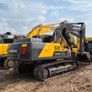 Excavadora Volvo EC210 usada, 21 toneladas, oruga mediana, excavadora de segunda mano, máquina de construcción a la venta - Product Image 2