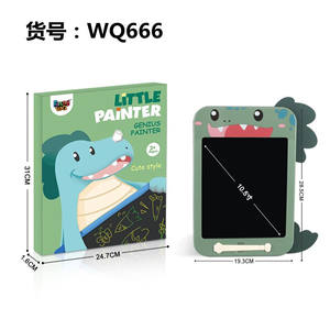 新款10.5英寸儿童数字写字板LCD卡通图形鲨鱼恐龙绘图板玩具 - Product Image 6