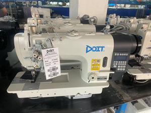 <b>Automatic</b> Double Needle Compound Feed Lockstitch <b>Sewing</b> <b>Machine</b> - Heavy Duty Industrial Grade - Product Image 4