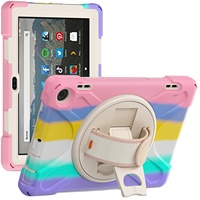 Vente en gros Étui antichoc adapté aux enfants pour Kindle Fire 8HD 2022 Tablette Housse de protection robuste en silicone et en matériau PC